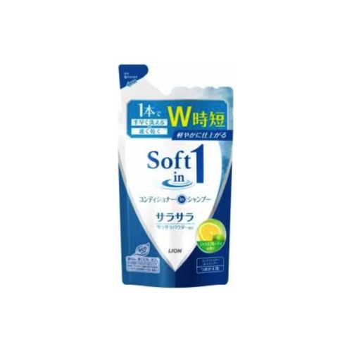 ソフトインワン　サラサラ 詰替　３８０ｍｌ