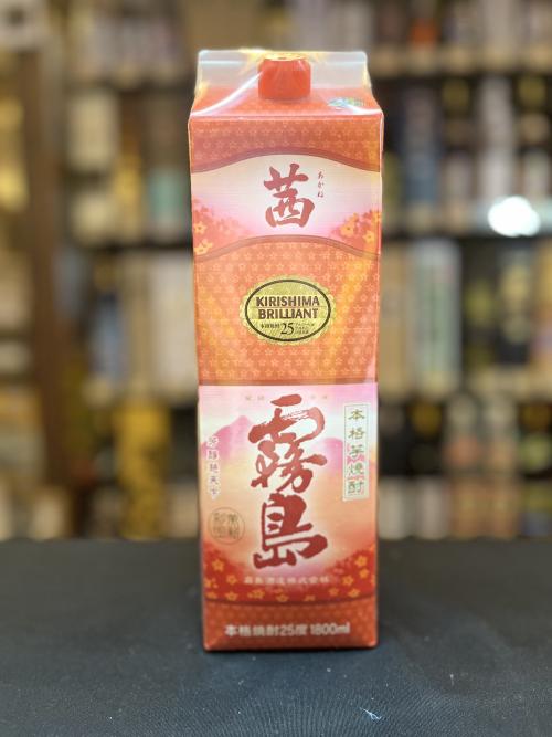 霧島酒造 茜霧島 25度 紙パック 1800ml