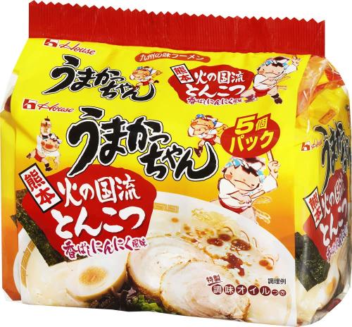 うまかっちゃん熊本とんこつ ５食