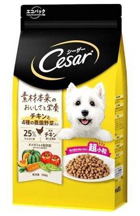 シーザードライ　チキン ４種の野菜超小粒７００ｇ